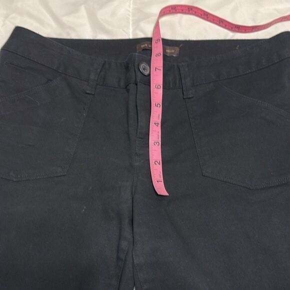 The Limited Flare Leg Crew Fit Black Jeans Womens 10 Denim Stretch Mid Rise 90s - Picture 11 of 12